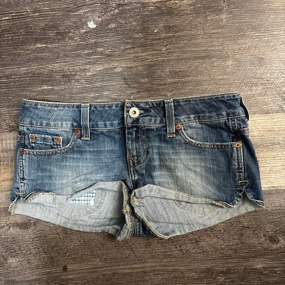 y2k size 8 american eagle micro shorts